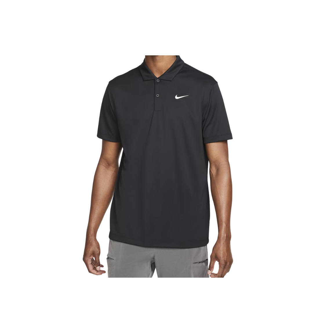 Image of Nike Nikecourt Tennis Men Polo (Black) - Deportes Salvador Colom
