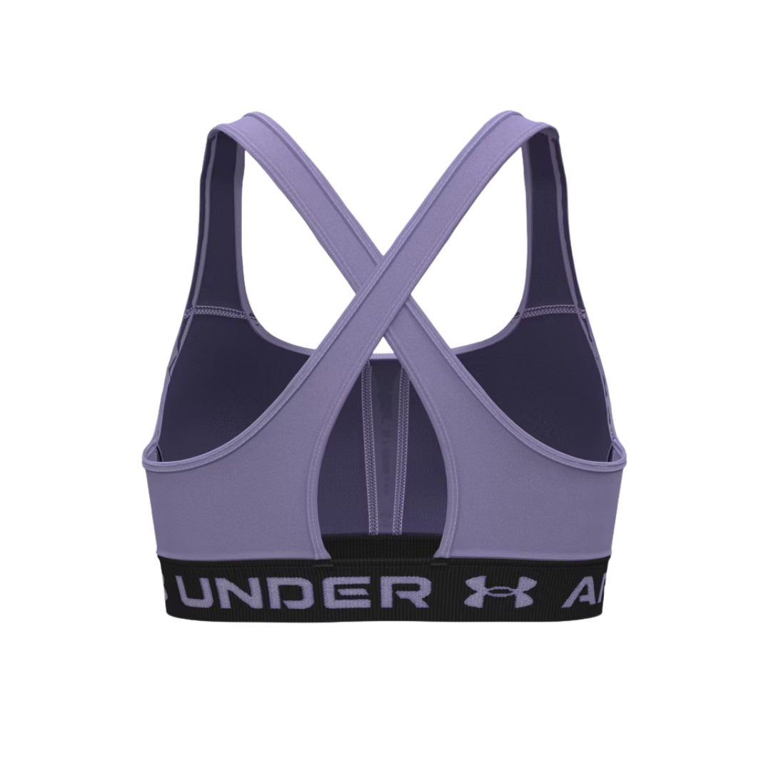 Image of Under Armour Mid Crossback Sport Bra (Purple) - Deportes Salvador Colom