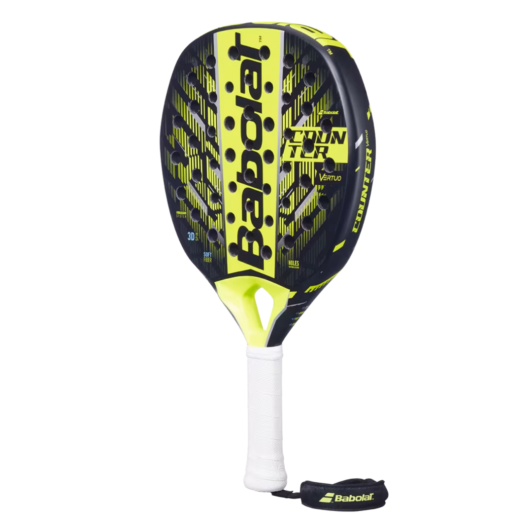 Image of Babolat Counter Vertuo Padel Racket (Black/Yellow) - Deportes Salvador Colom