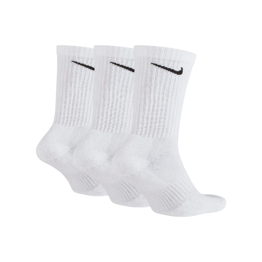 Image of Nike Everyday Crew Socks White Med (6-8) - Deportes Salvador Colom