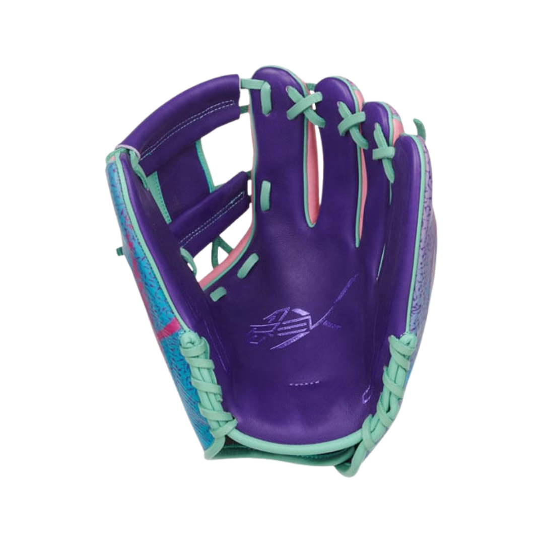 Rawlings REV1X Opening Day IF Glove (Purple/Mint) 11.75"