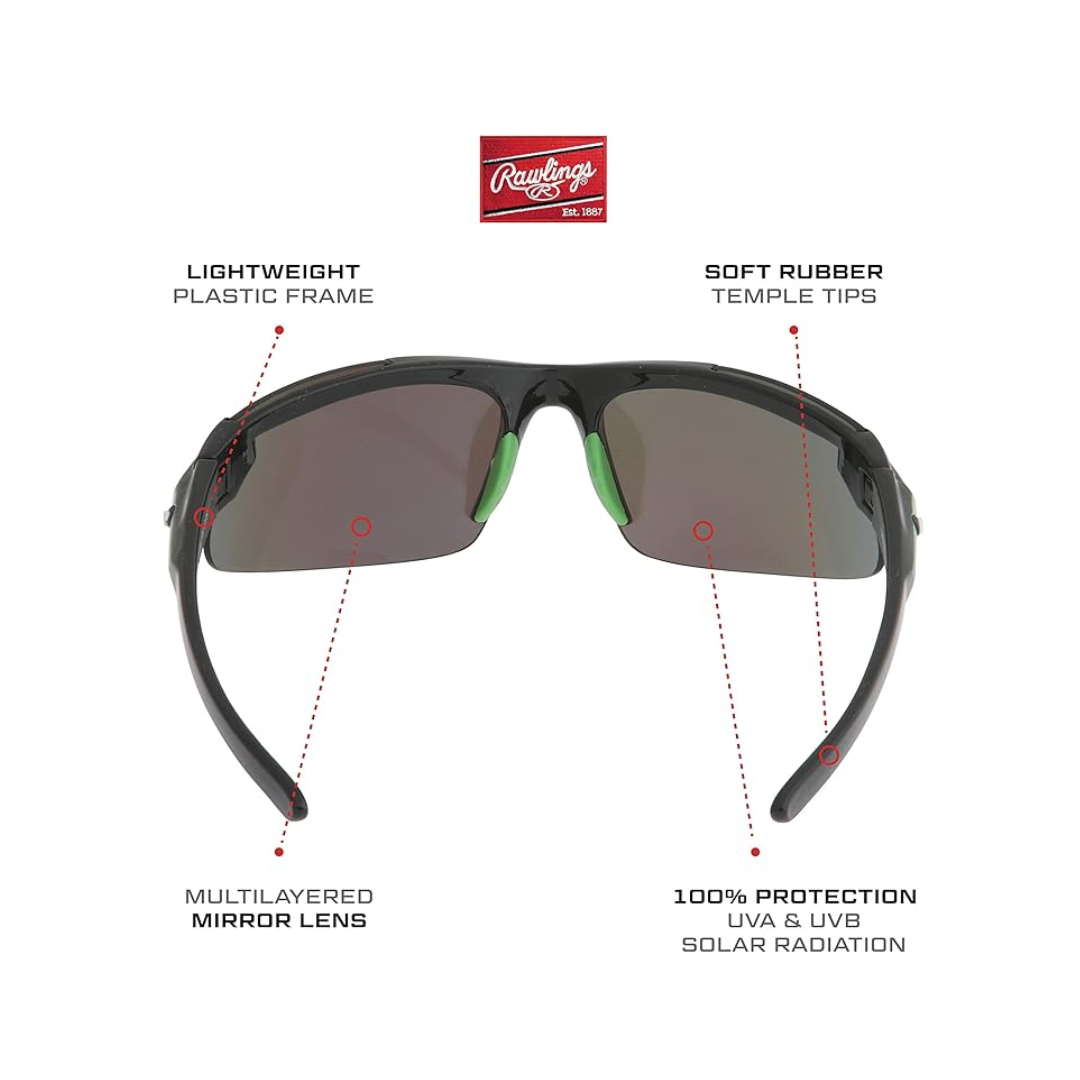Rawlings Youth Sunglasses RY107 (Black/Green)
