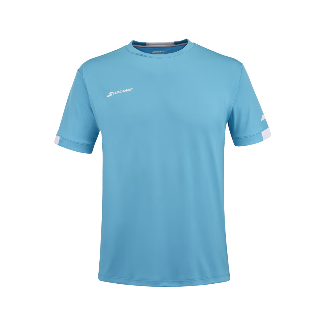 Babolat Play Crew Neck Men Tee (Columbia Blue)