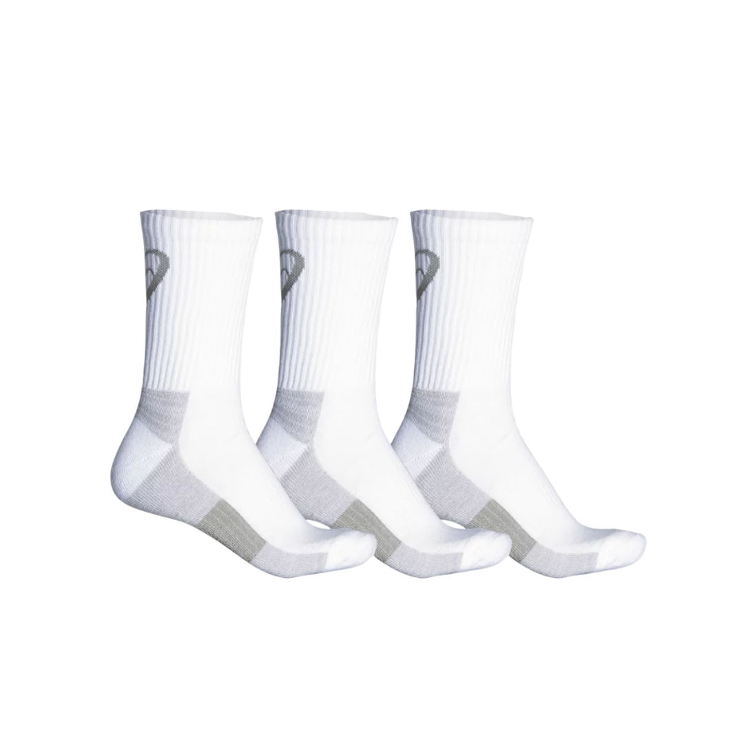 Asics Training Crew Socks XLarge (White) 3pk.