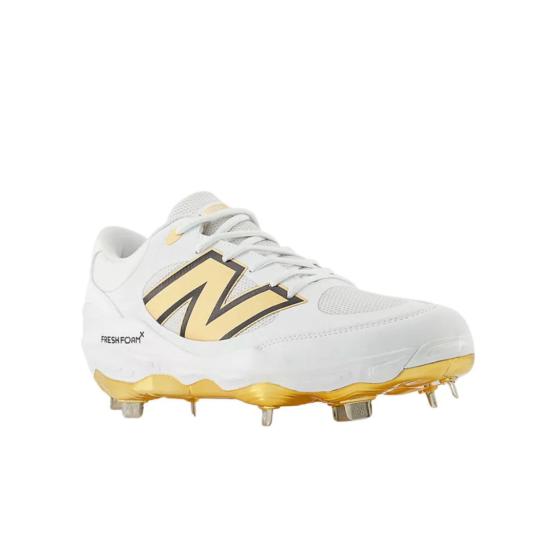 Image of New Balance Fresh Foam X 3000v7 Metal (White/Gold)