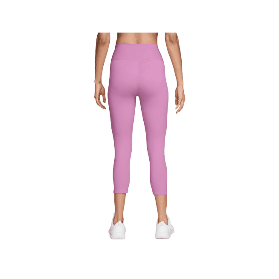 Image of Nike Women High Waisted Crop Legging (Pink)