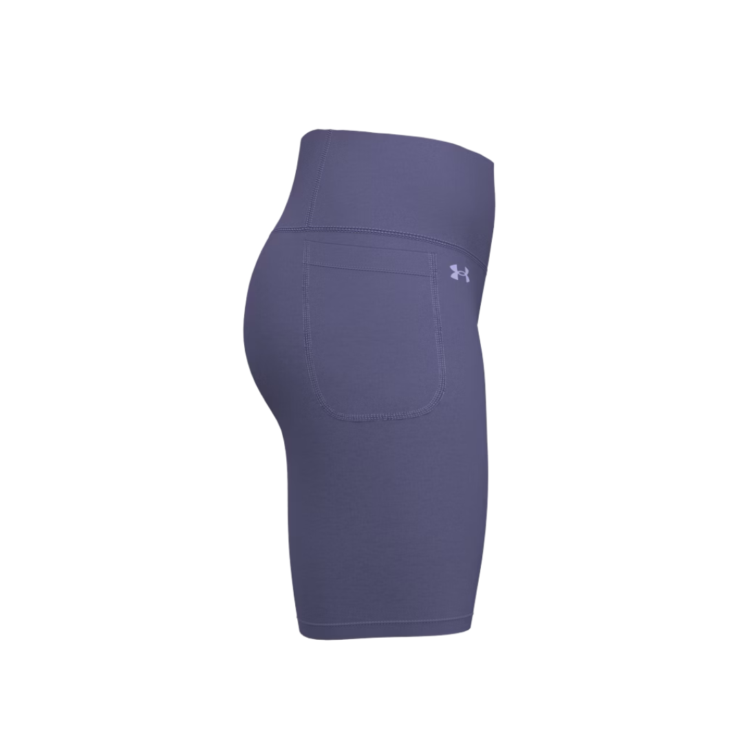 Under Armour Women 8" Bike Shorts (Purple)