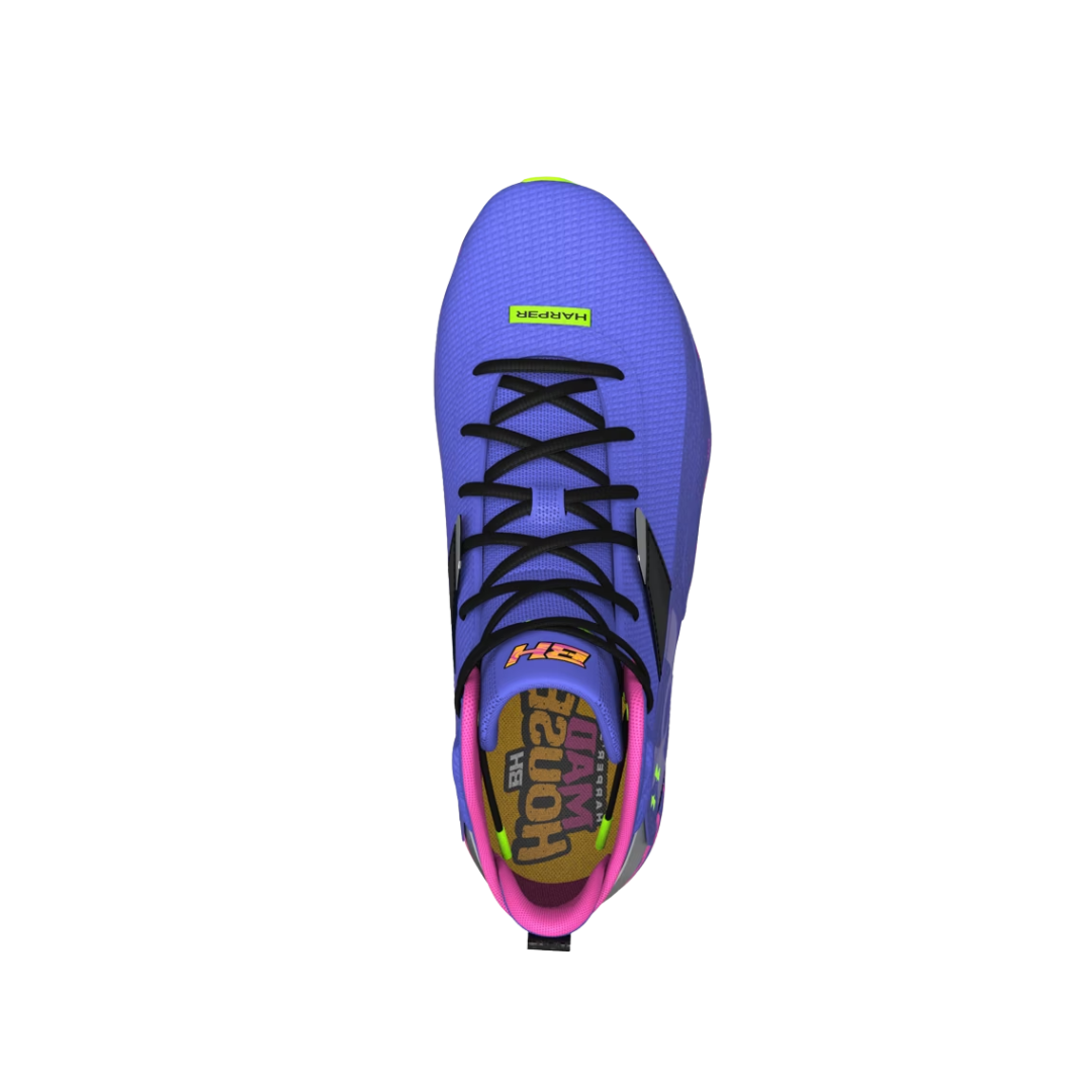 Image of Under Armour Youth Harper 10 RM LE (Purple/Green)