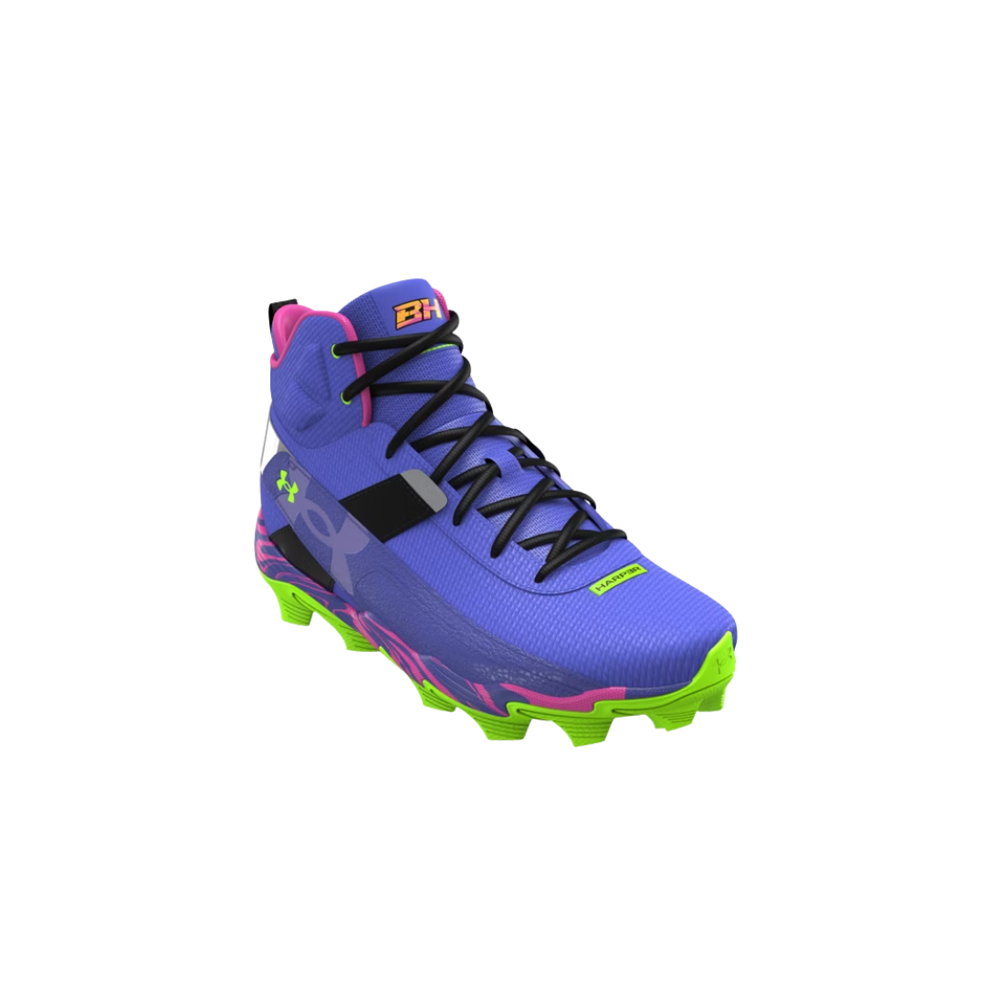 Image of Under Armour Youth Harper 10 RM LE (Purple/Green)