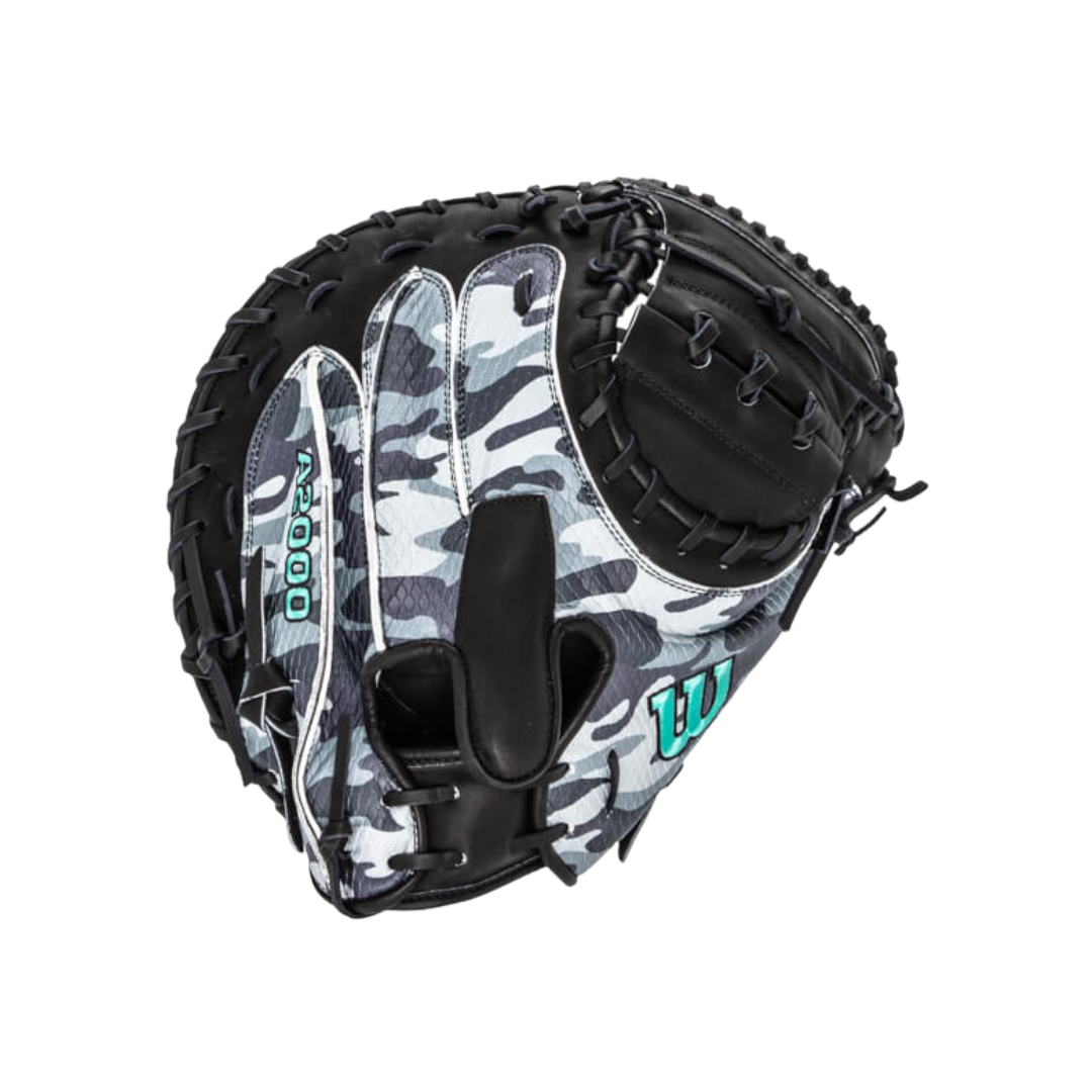 Wilson A2000 Austin Wells Catcher's Mitt 34'' (Black/Grey)