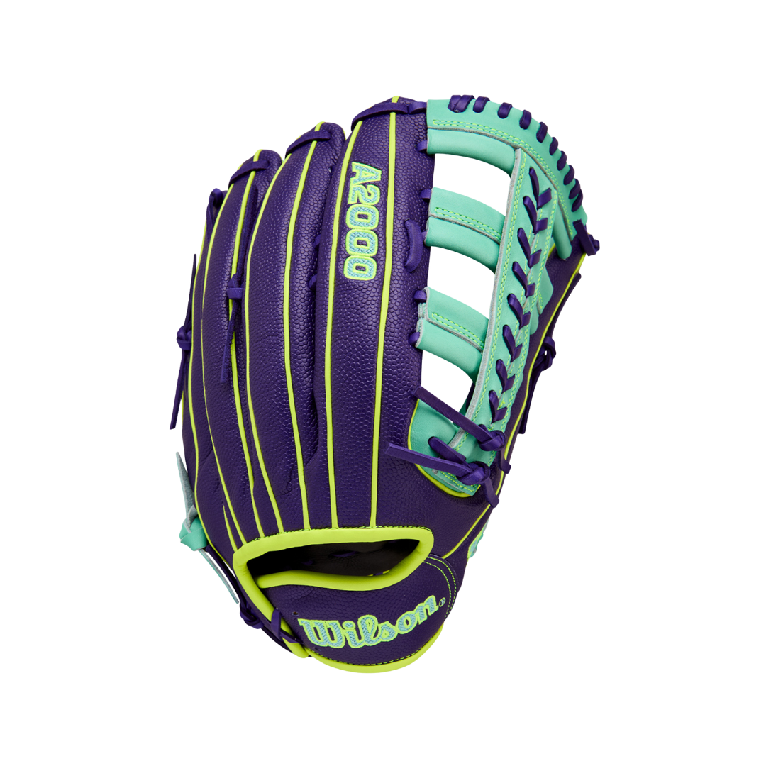 Wilson A2000 OF 1810SS Left Hand Thrower 12.75'' (Purple/Mint)