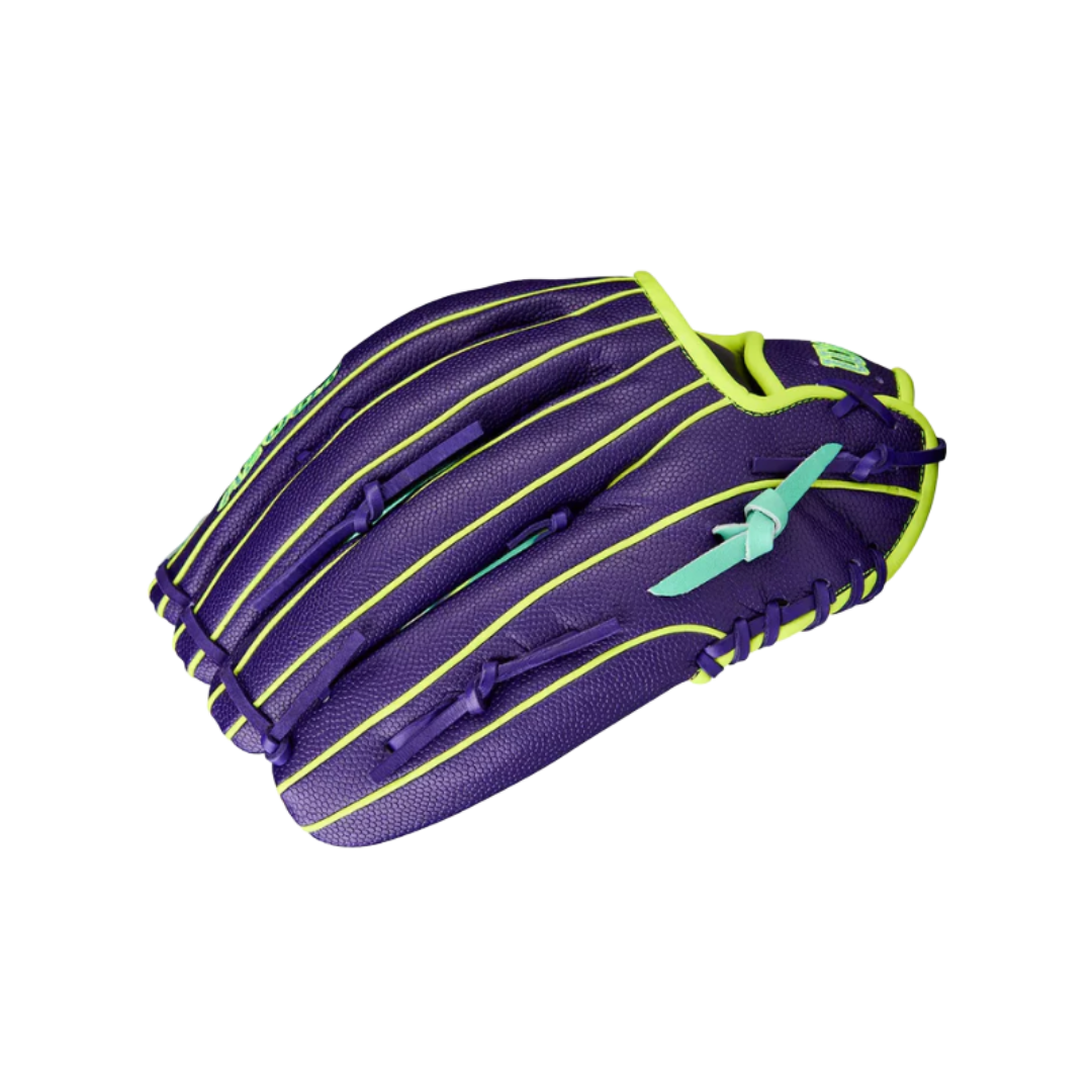 Image of Wilson A2000 OF 1810SS Left Hand Thrower 12.75'' (Purple/Mint)