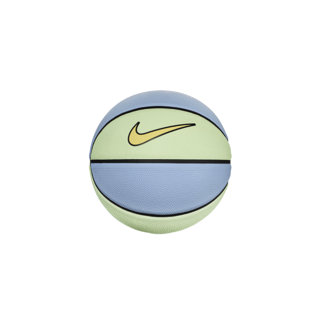 Image of Nike Mini Basketball #3 (Green/Columbia Blue)
