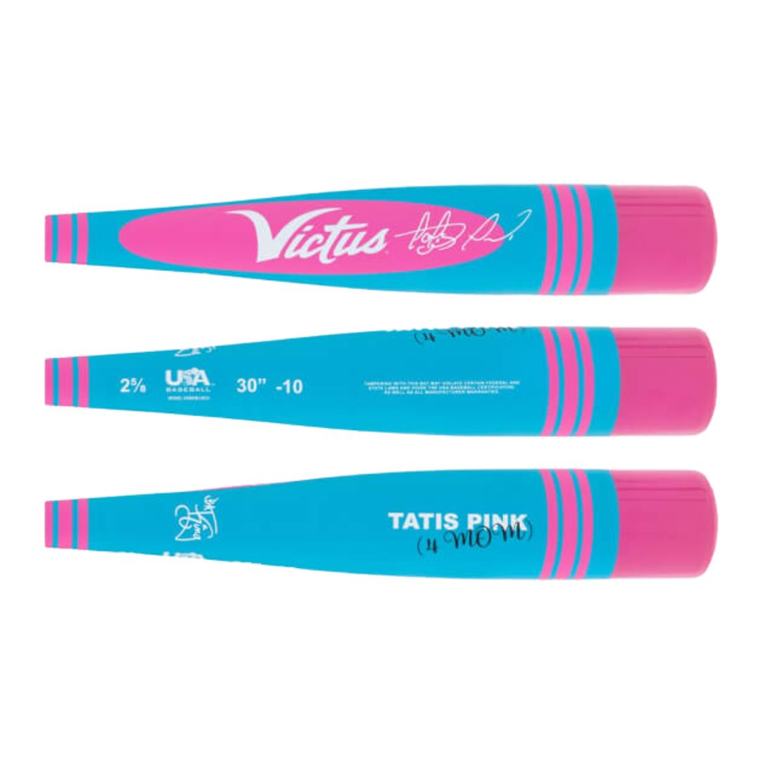 Victus Vibe Tatis Pink Crayon (-10) USA Bat -2 5/8''