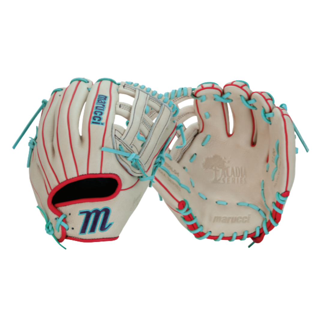 Marucci Acadia IF/OF Left Hand Thrower Glove 12'' (White/Mint)