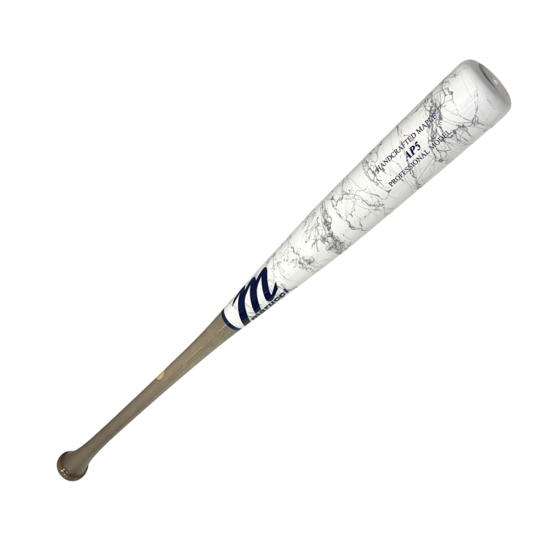 Marucci AP5 PRO Maple Bat (White/Silver)
