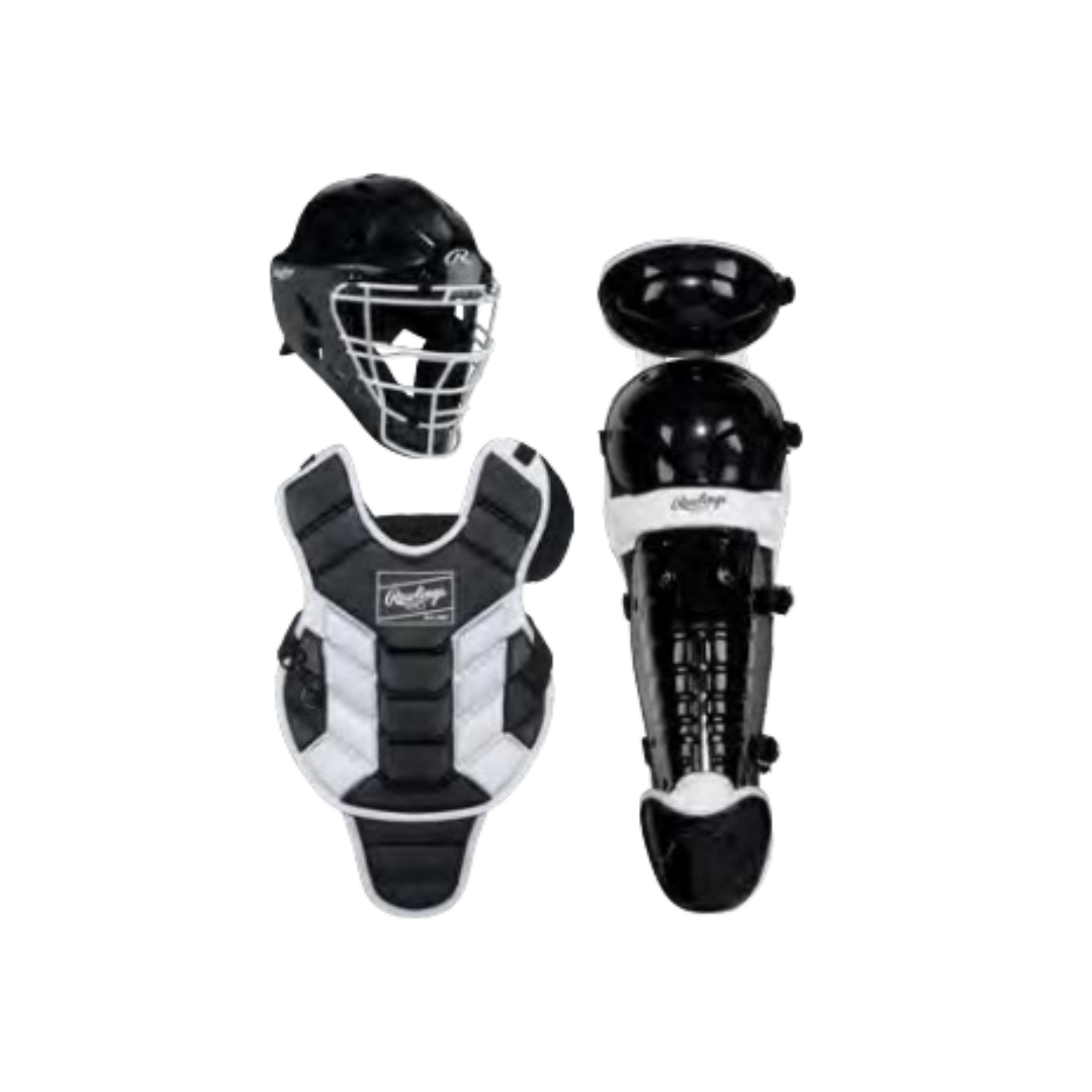 Rawlings Players 3 Series Junior Catcher's Set (7-9 Yrs) (Black)
