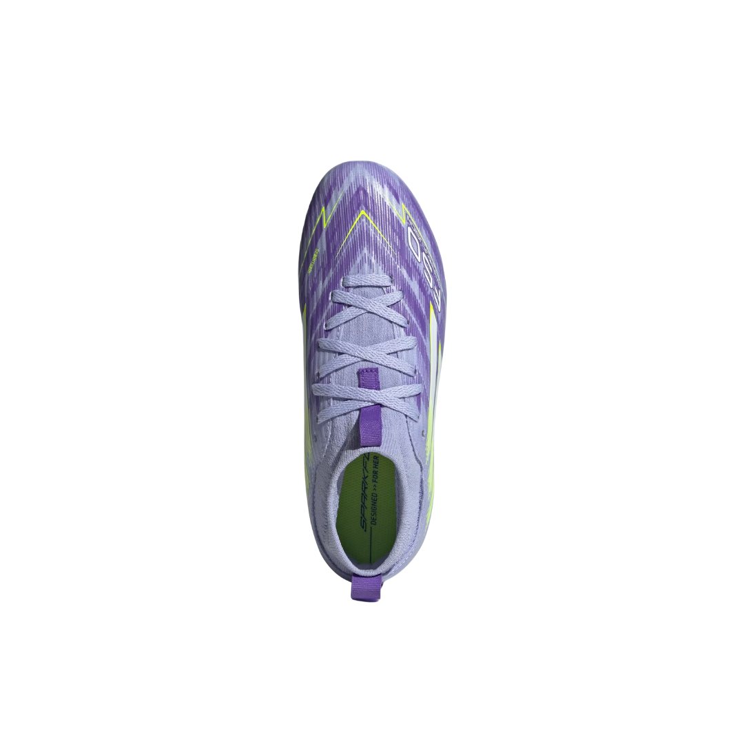 Adidas Youth F50 Sparkfusion League FG/MG (Purple/Volt)