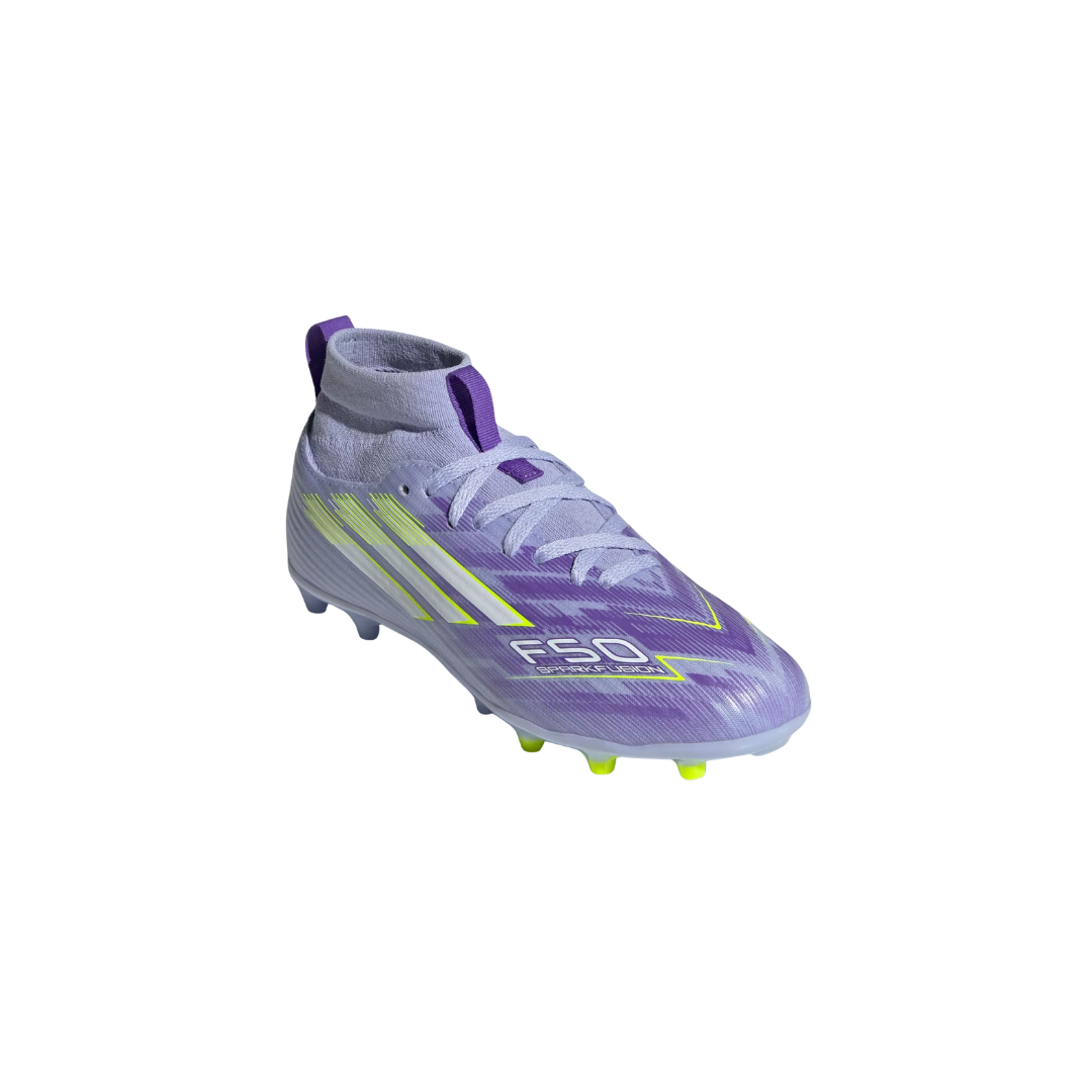 Adidas Youth F50 Sparkfusion League FG/MG (Purple/Volt)