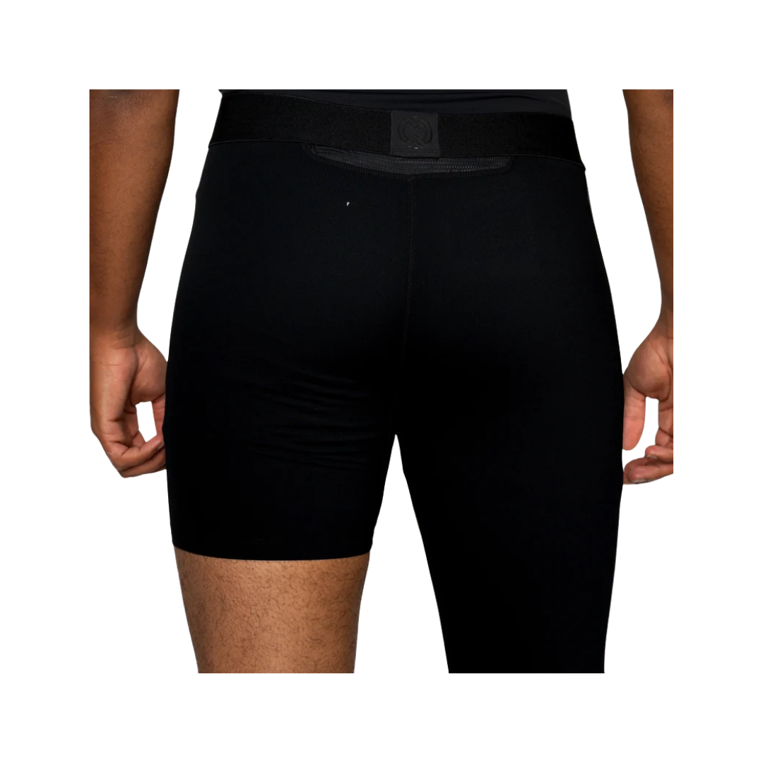 Image of Massov Youth Proform Single Leg Compression Tights (Black)