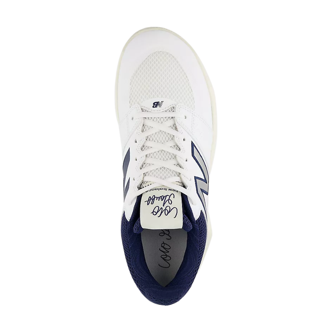 New Balance Coco Delray Tennis Shoes (White/Navy)