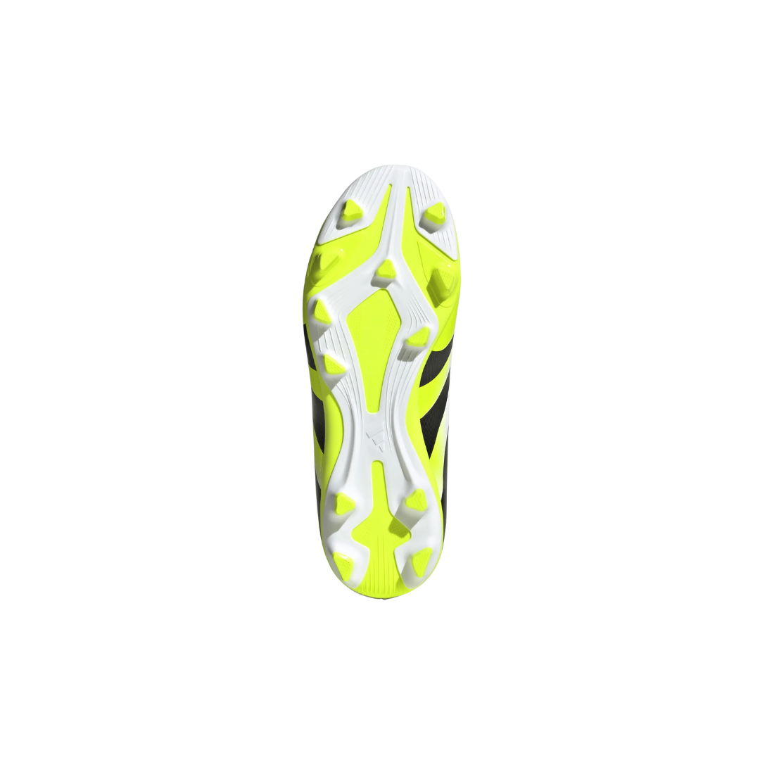 Adidas Youth Predator Club FG/MG (White/Black/Yellow)