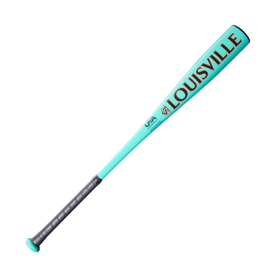 Image of Louisville Slugger Warrior USA Bat (-10) (Teal/Black)