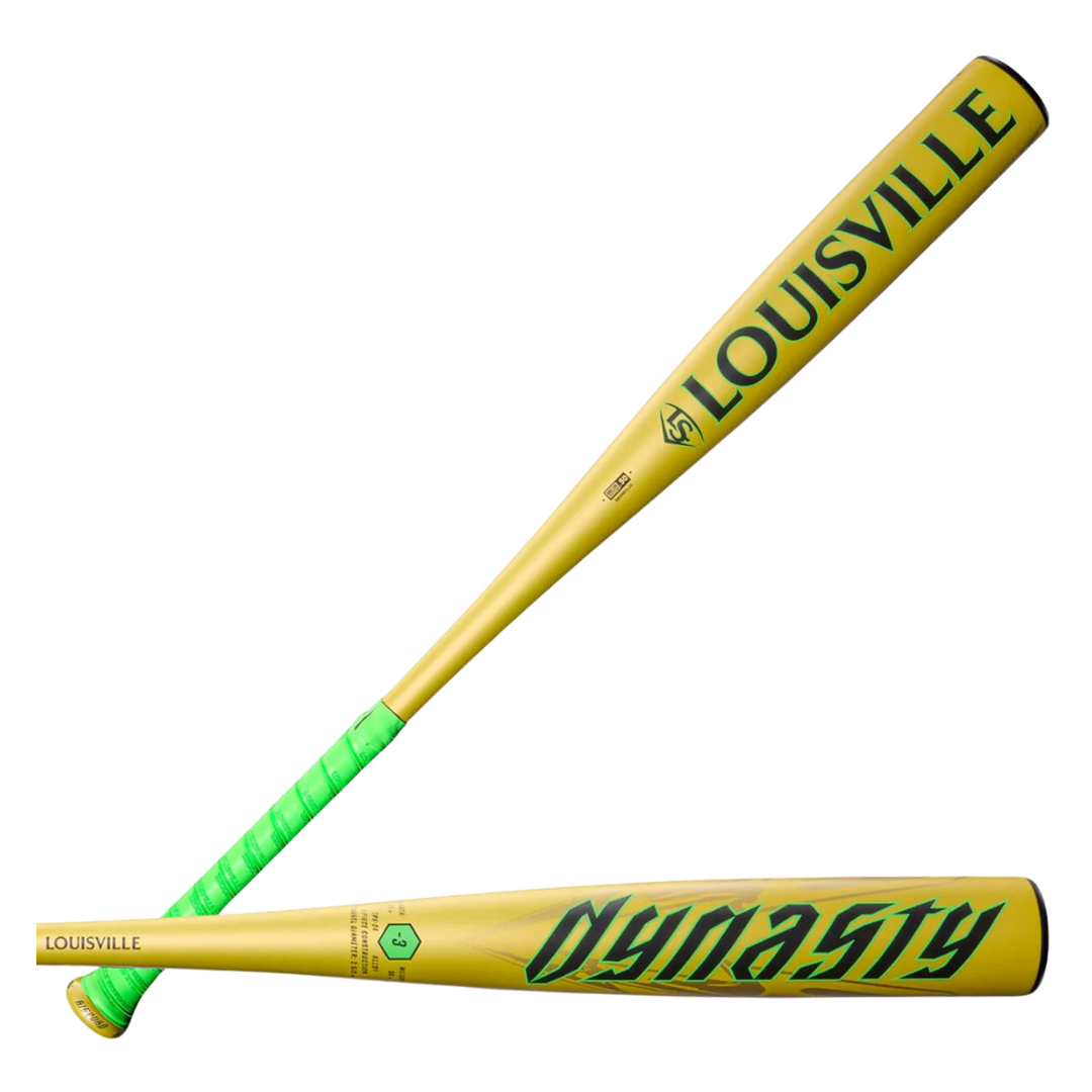 Louisville Slugger Dynasty BBCOR Bat (-3) (Green/Yellow) 2 5/8''