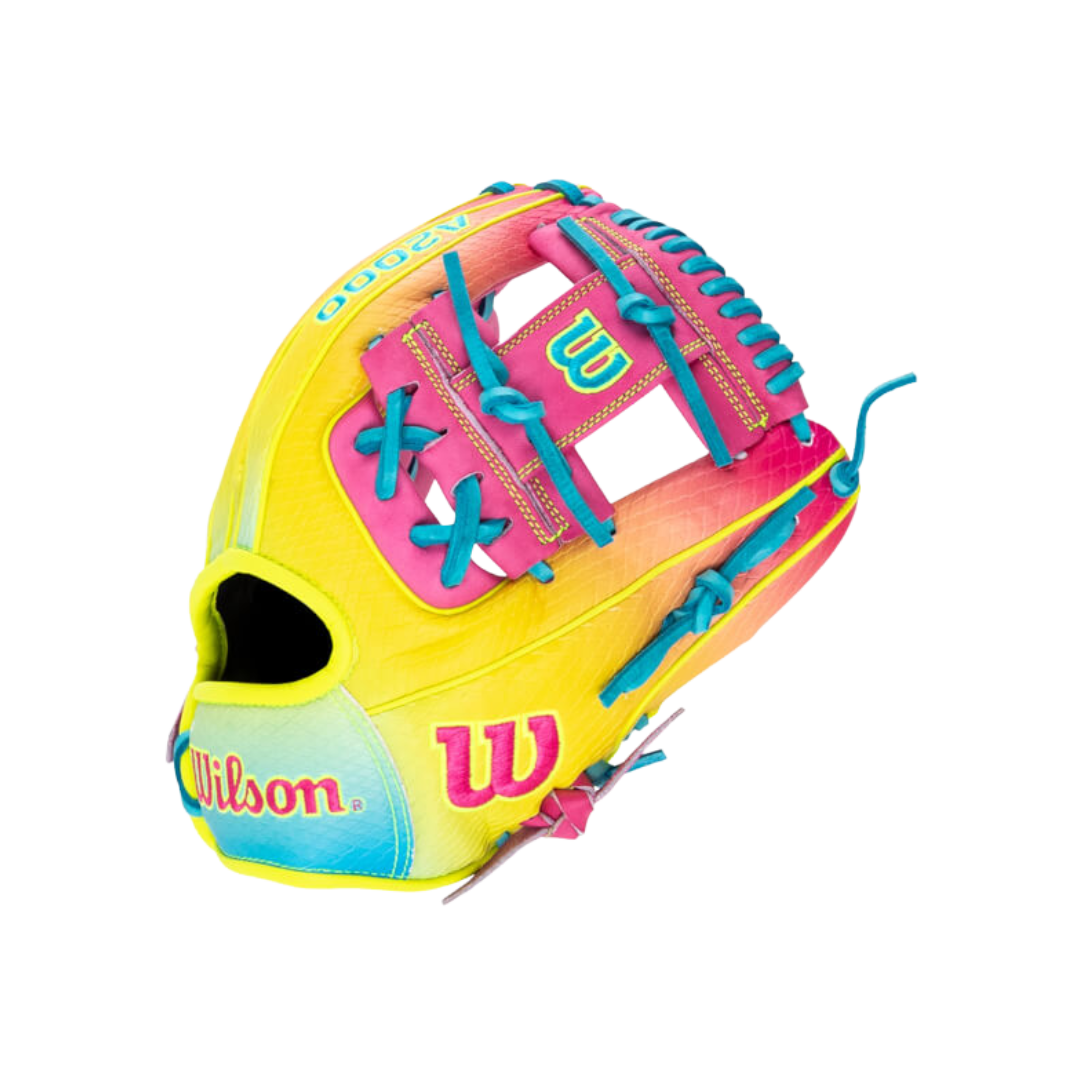 Wilson A2000 1786SS Infield Glove 11.5'' (Yellow/Pink/Blue)