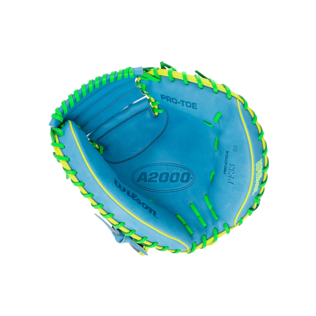 Wilson A2000 PF33 Catcher’s Mitt 33'' (Navy/Blue/Green)