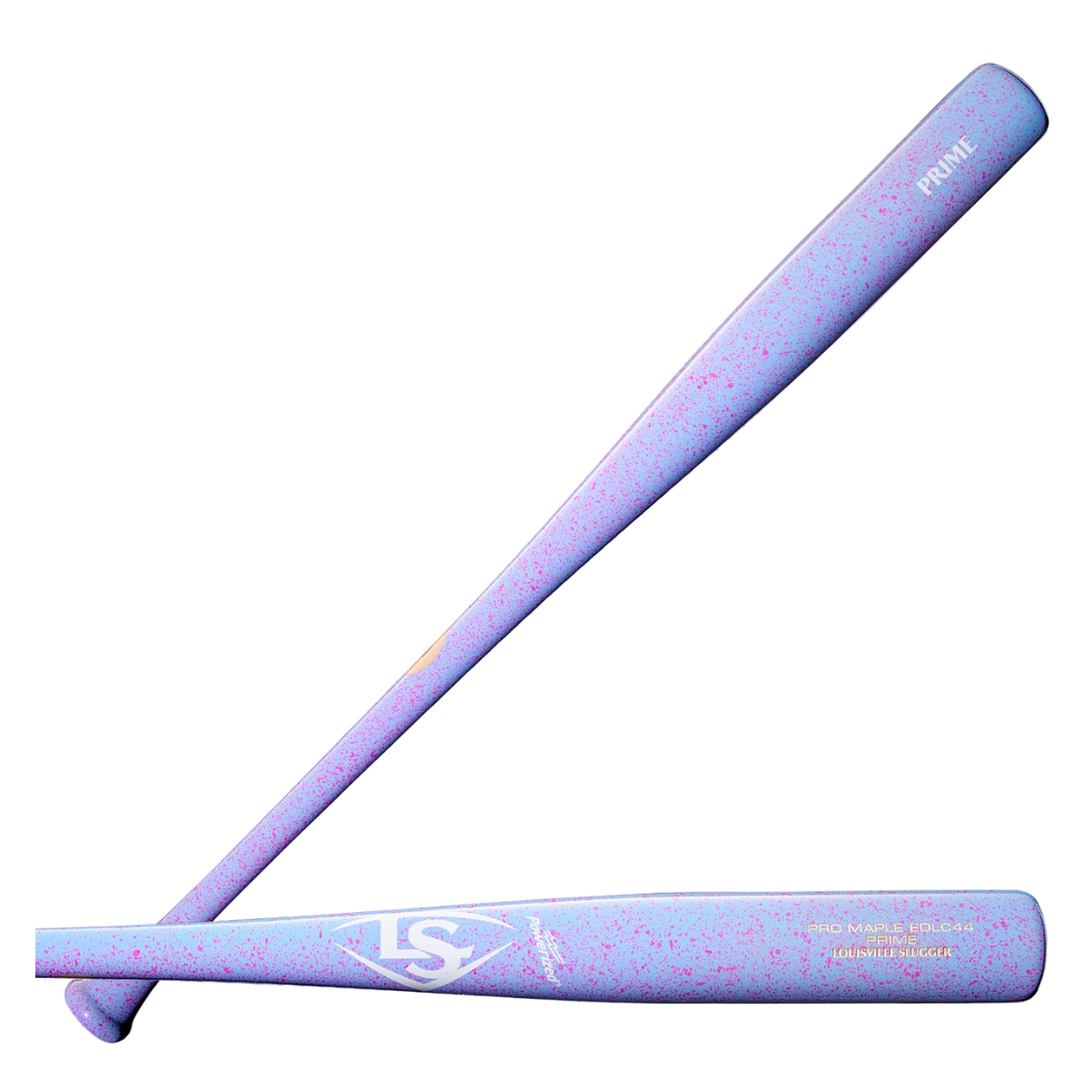 Image of Louisville Slugger MLB Pro Prime EDLC44 Maple Bat (Blue/Pink)