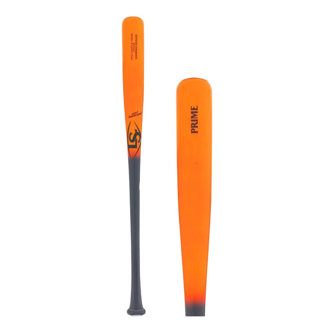 Louisville Slugger MLB Pro Prime CB35 Maple Bat (Grey/Orange)