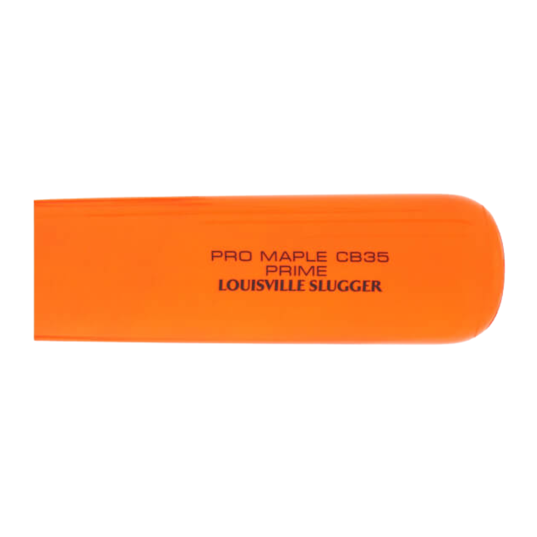 Image of Louisville Slugger MLB Pro Prime CB35 Maple Bat (Grey/Orange)