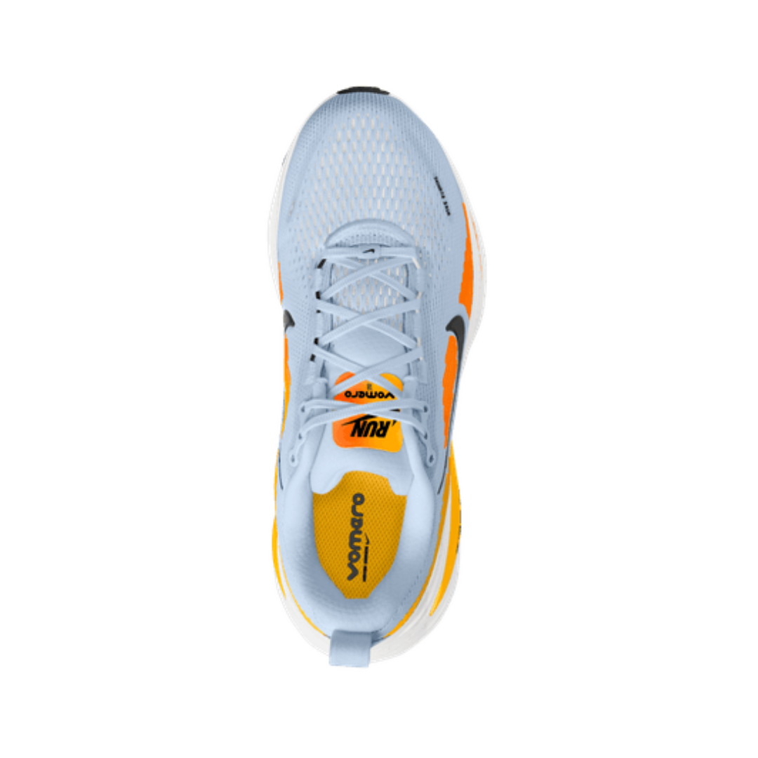 Image of Nike Vomero 18 Men (Columbia Blue/Orange)