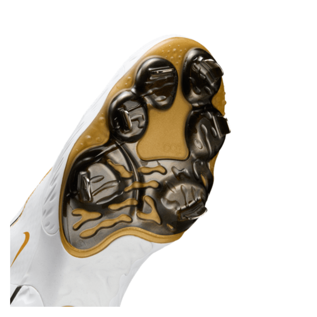 Image of Nike Alpha Huarache Elite 4 Low (White/Gold)