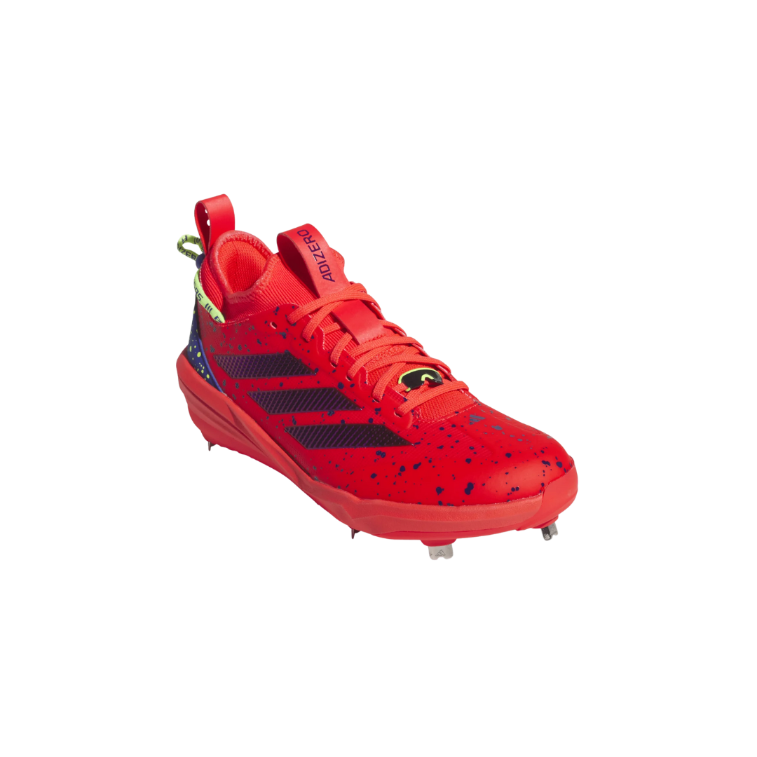 Adidas Adizero Impact Metal 2.0 (Red/Blue/Volt)