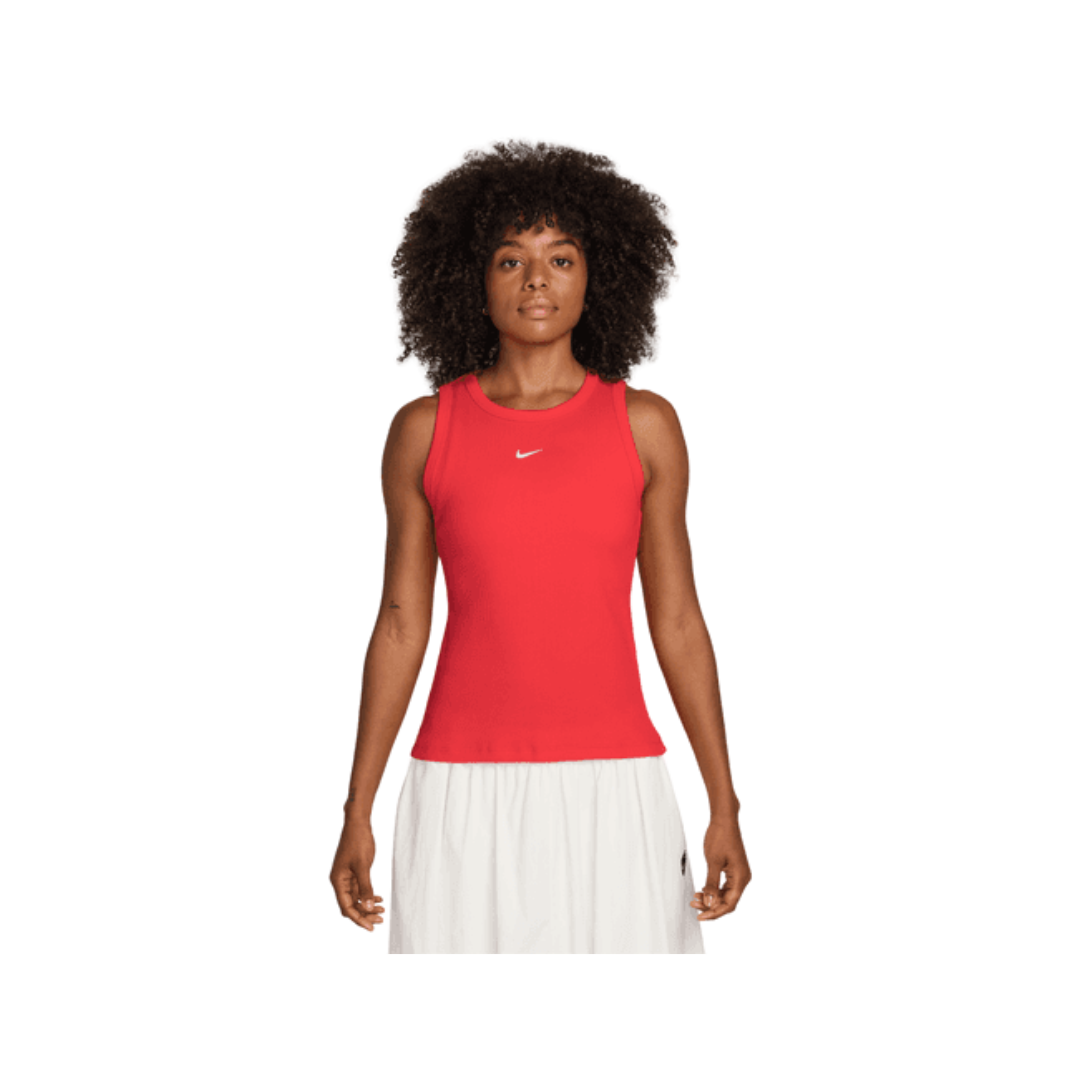 Nike Rib Tight Women Tank Top (Red)