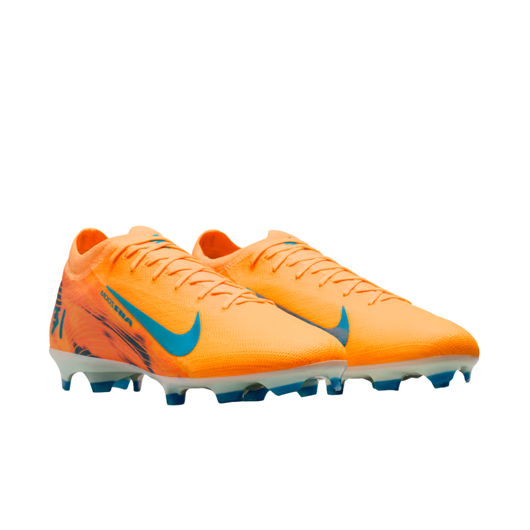 Image of Nike Mercurial Vapor 16 PRO ''MBAPPÉ'' FG/MG (Melon Tint/Igloo/Neo Turquoise)