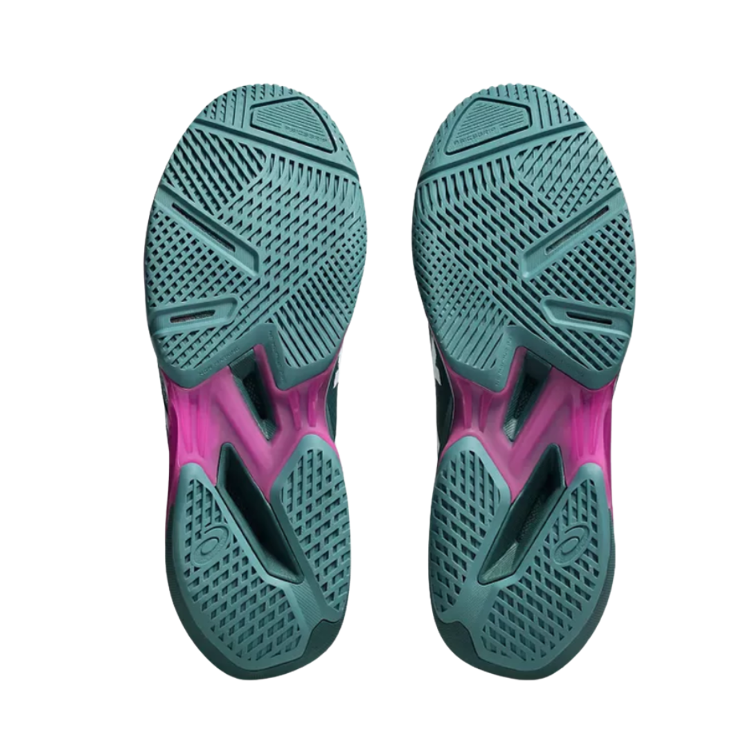 Asics Solution Speed FF 4 Men (Dark Green/Pink)