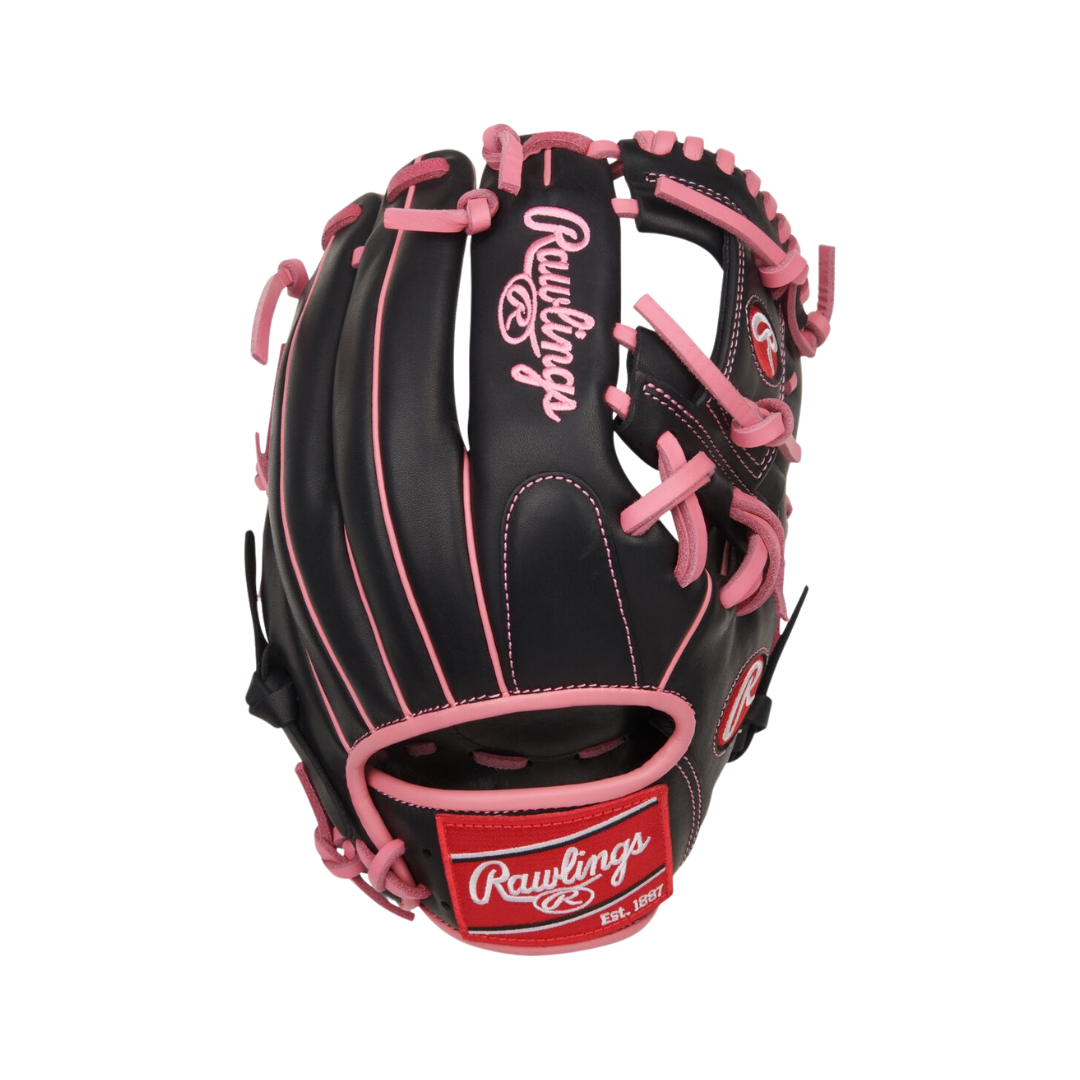Rawlings R9 Series Glove 11.5'' (Black/Pink)
