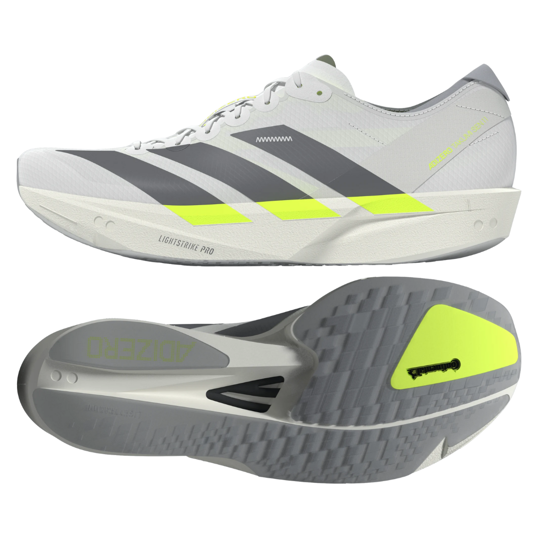 Image of Adidas Adizero Takumi Sen 11 Men (Grey/Neon Yellow)
