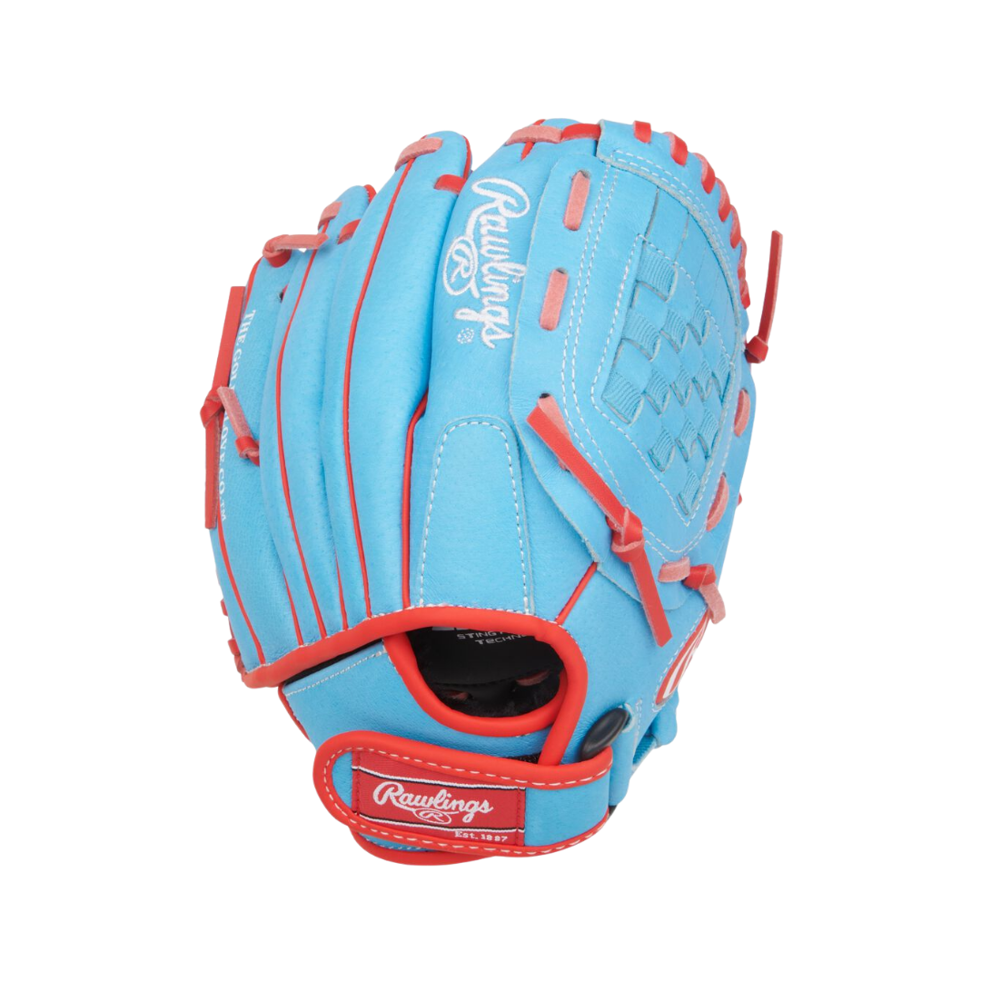 Rawlings Sure Catch Jacob deGrom Glove 10'' (Columbia Blue/Red)