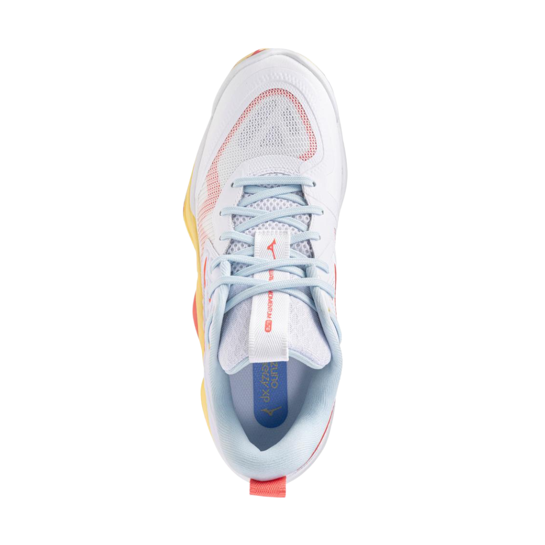 Image of Mizuno Wave Momentum 4 Elite Women (White/Calypso Coral)