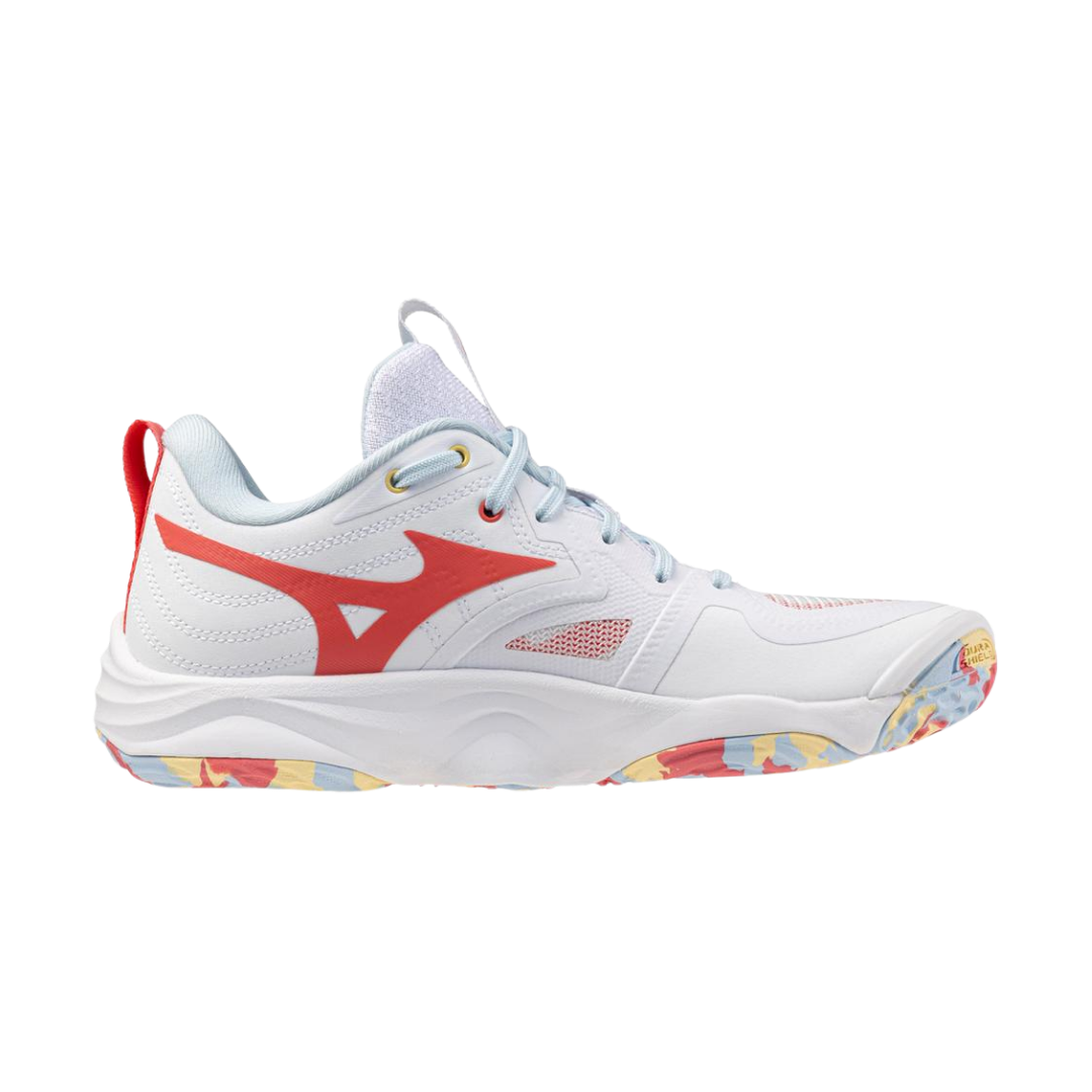 Mizuno Wave Momentum 4 Elite Women (White/Calypso Coral)