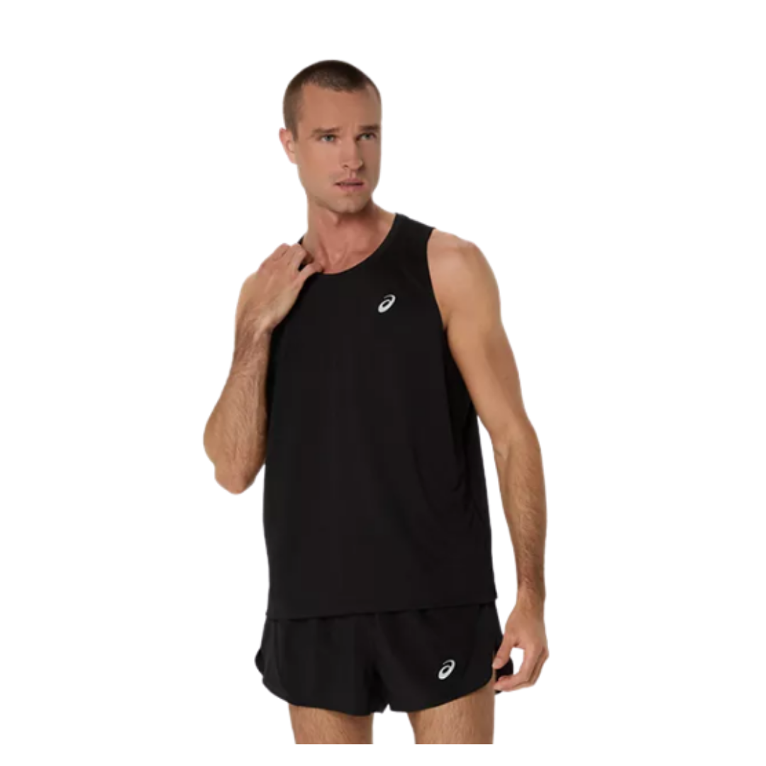 Image of Asics Men's Silver Singlet Top