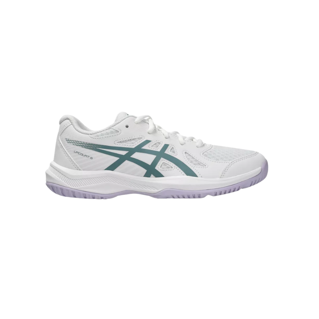 Image of Asics Youth Upcourt 6 (White/Foggy Teal)