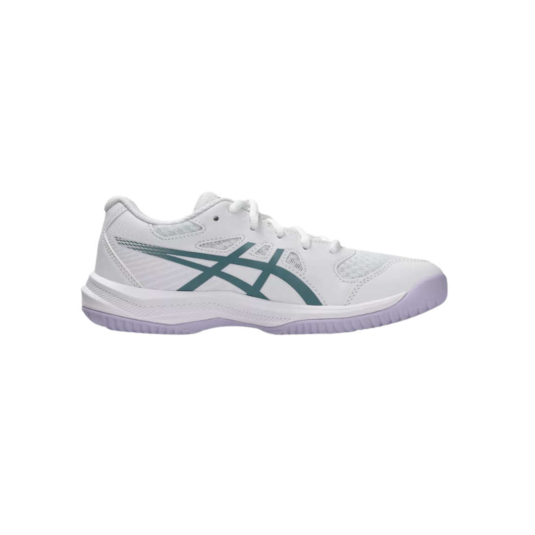 Asics Youth Upcourt 6 (White/Foggy Teal)