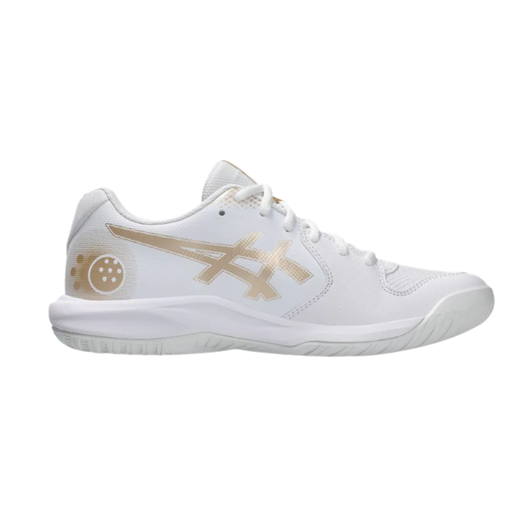 Image of Asics Gel-Dedicate 9 Pickleball Women (White/Champgane)
