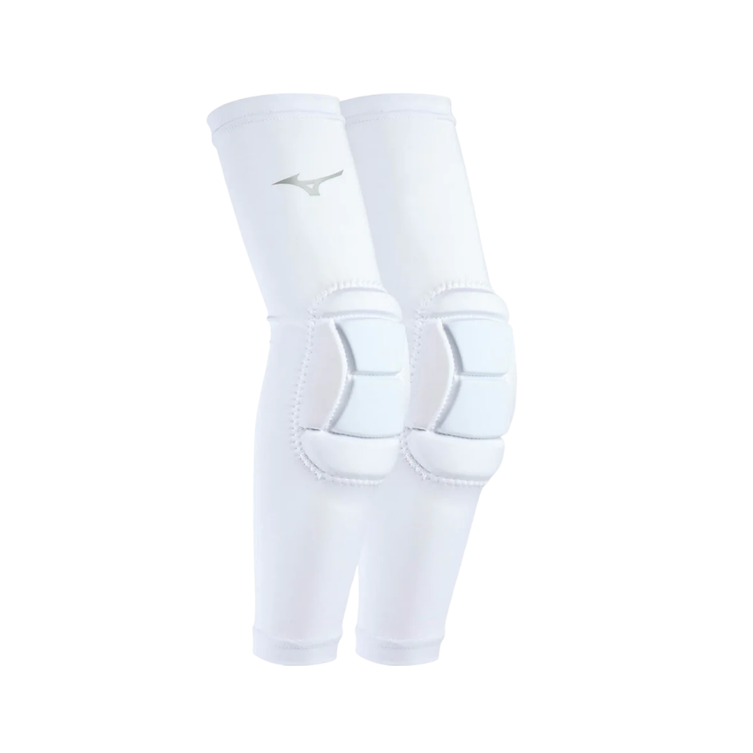 Mizuno S/M Padded Elbow Sleeves (White)