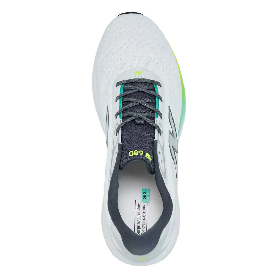 Image of New Balance Fresh Foam 680 v9 Men (White/Green)